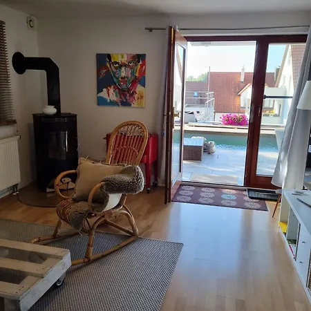 22, Terrasse,pool,sauna,ofen Apartment